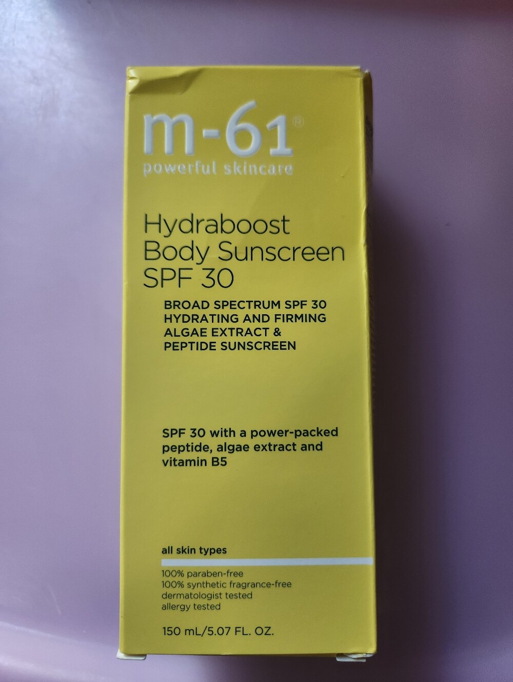 M-61 Hydraboost Body Sunscreen SPF 30, 150ml/5.07 FL.OZ., NEW IN BOX